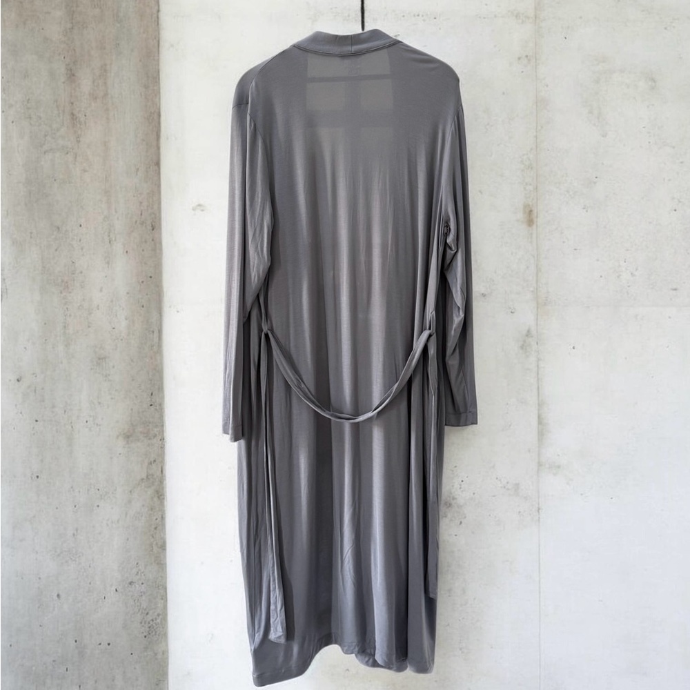 NWT The Gap Gray Slate Women's Long Robe Wrap Draped Loungewear! M/L NEW! - Picture 8 of 9
